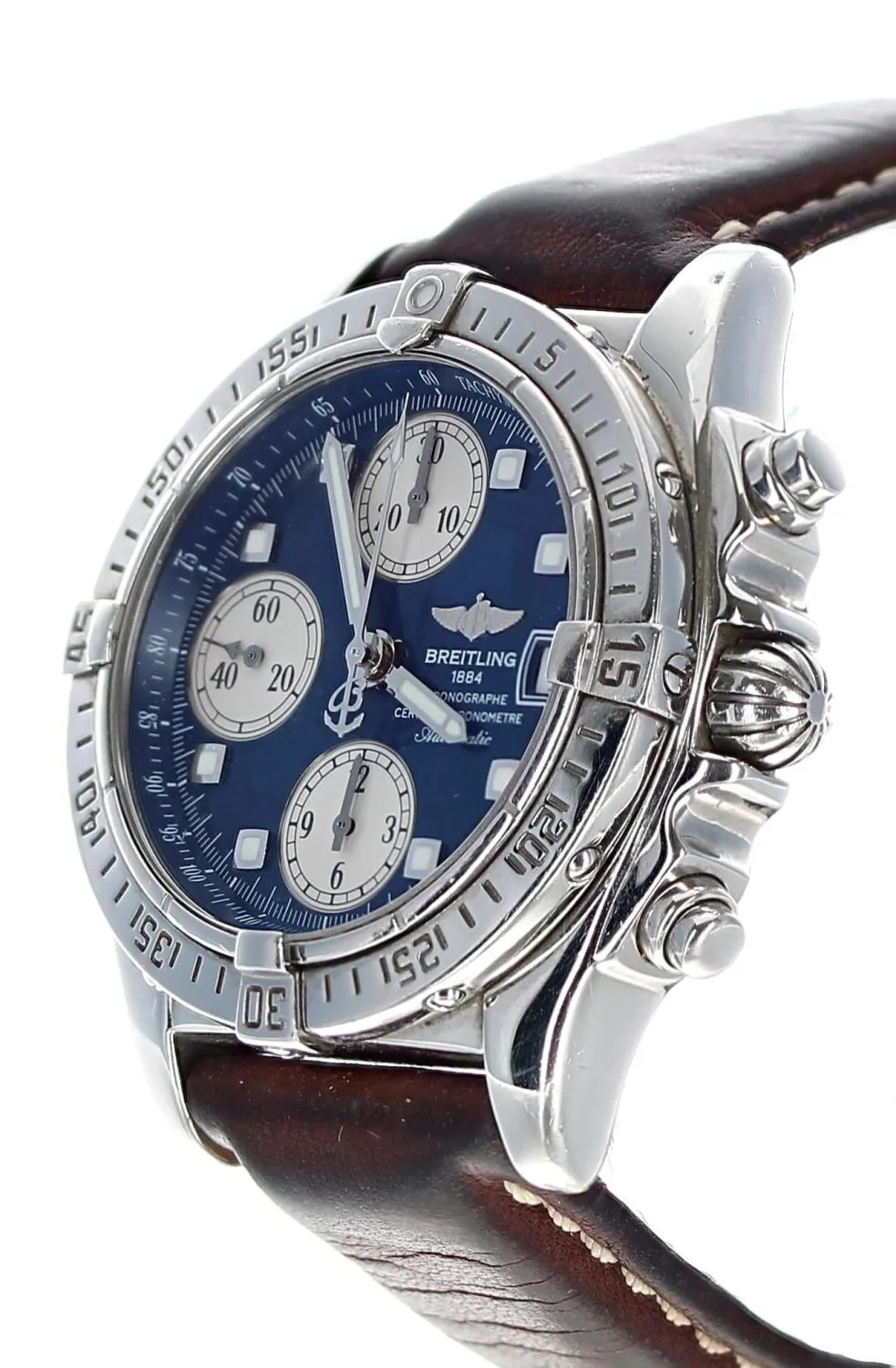 Breitling Cockpit A13358 39mm Stainless steel Blue 3