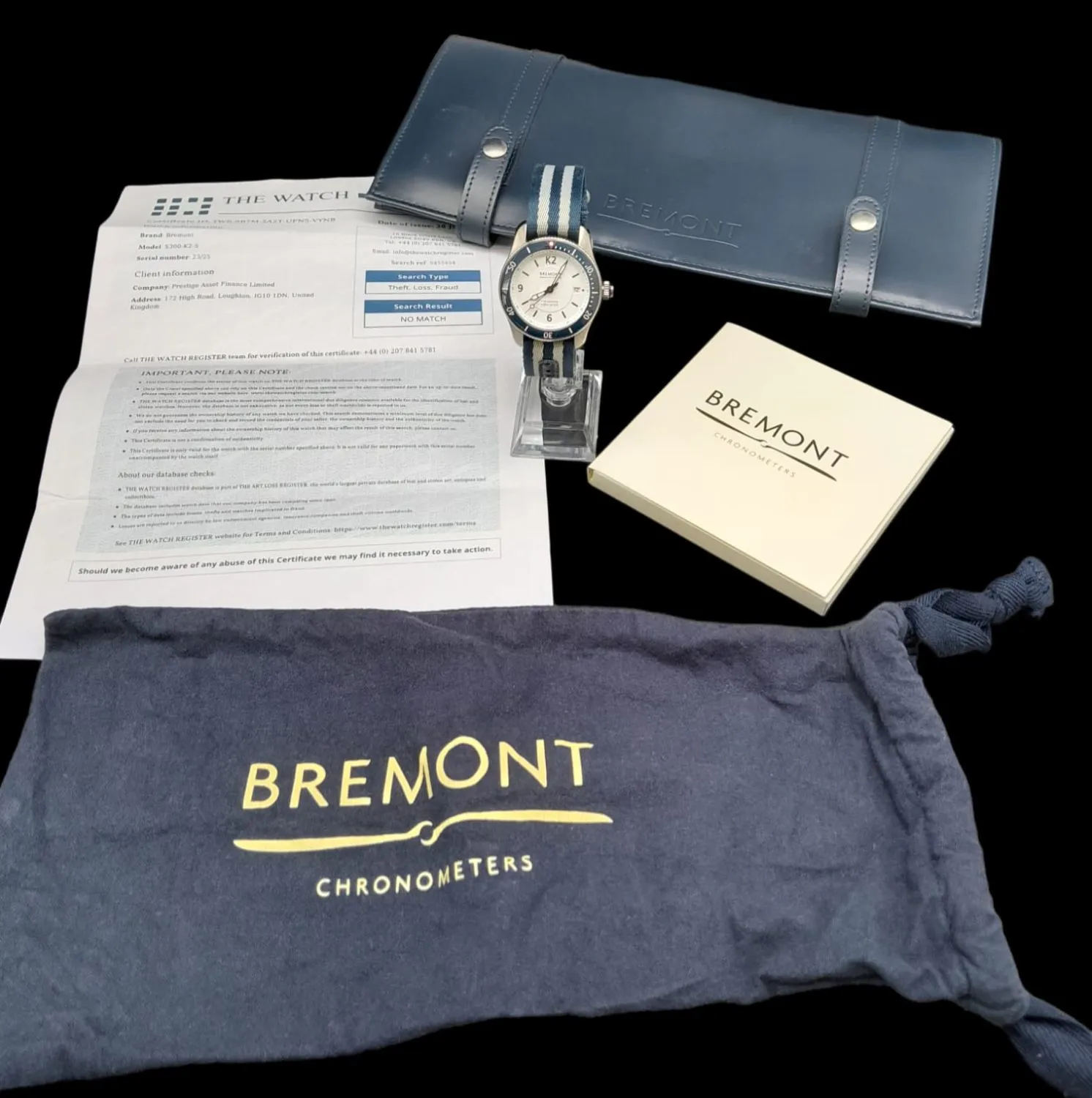 Bremont Supermarine 13902 40mm Stainless steel White 10