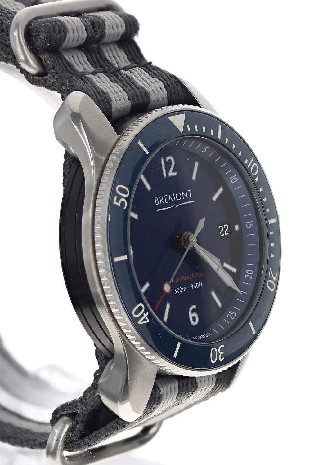 Bremont Supermarine 40mm Stainless steel Blue 3