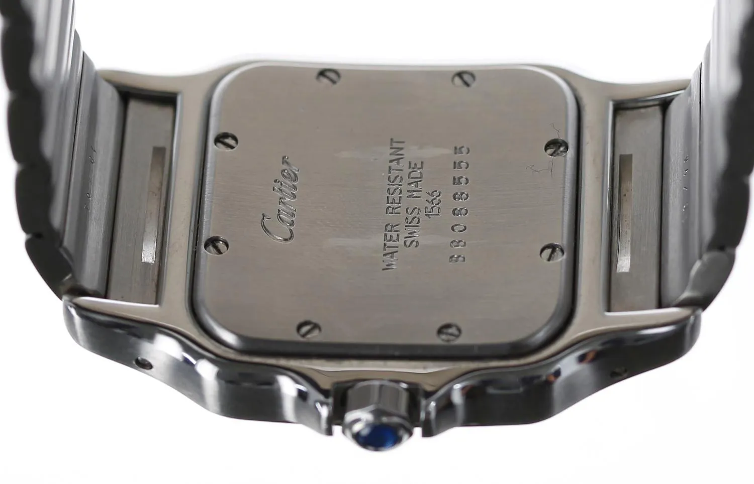 Cartier Santos 1566 31mm Yellow gold and Stainless steel Silver 4