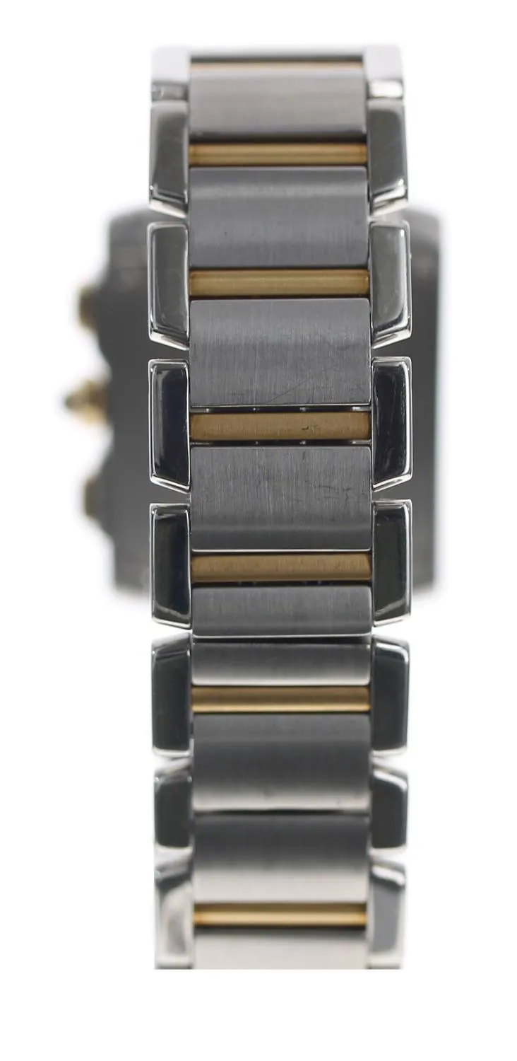 Cartier Tank Française 2303 28mm Yellow gold and stainless steel Silver 3