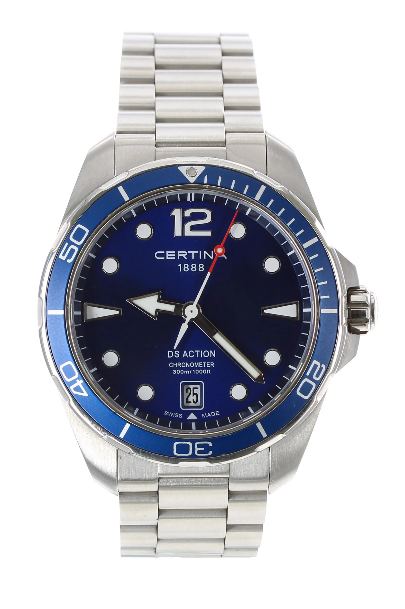 Certina DS Action C032451 43mm Stainless steel Blue