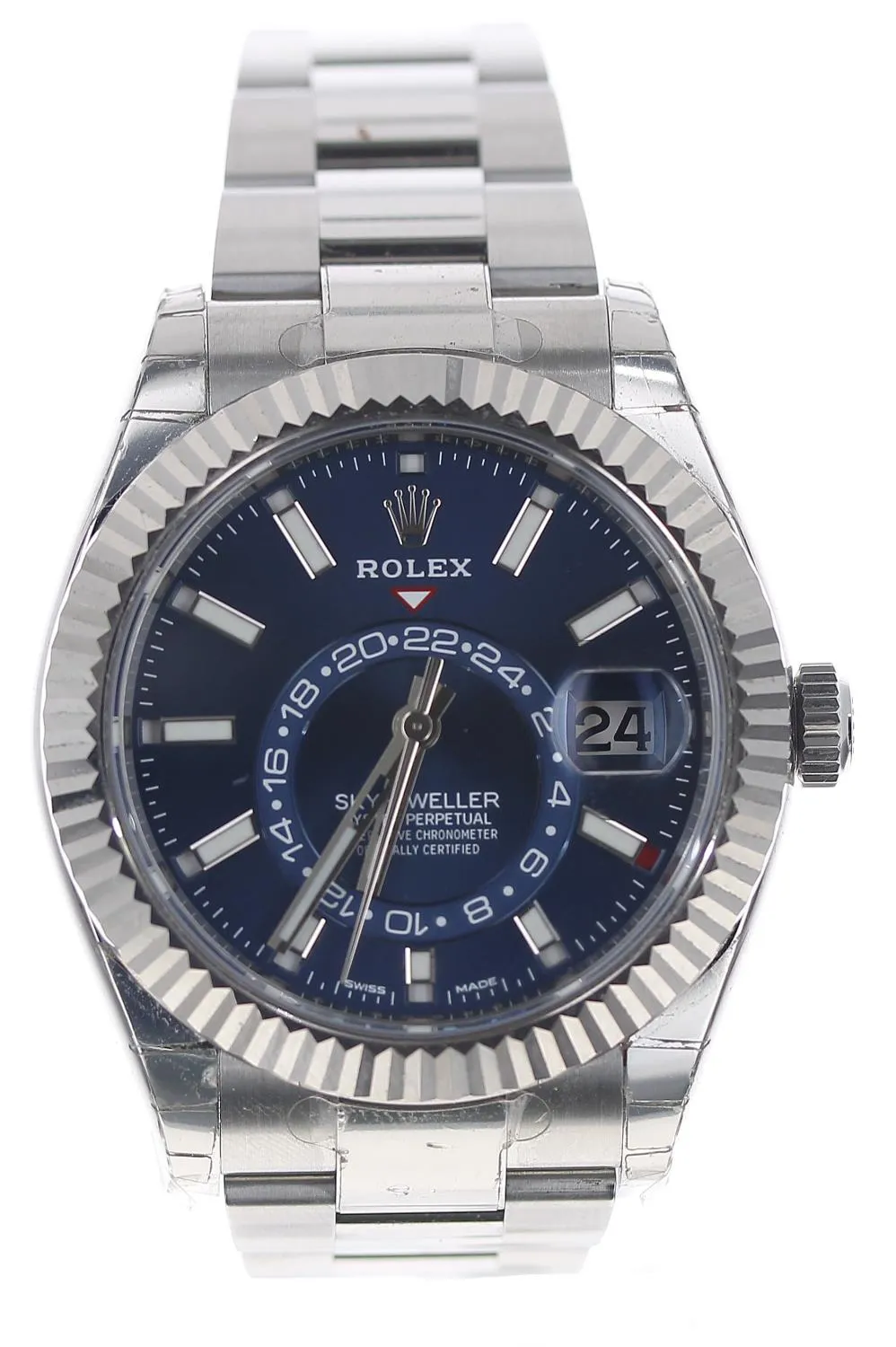 Rolex Sky-Dweller 326934 42mm White gold and stainless steel Blue
