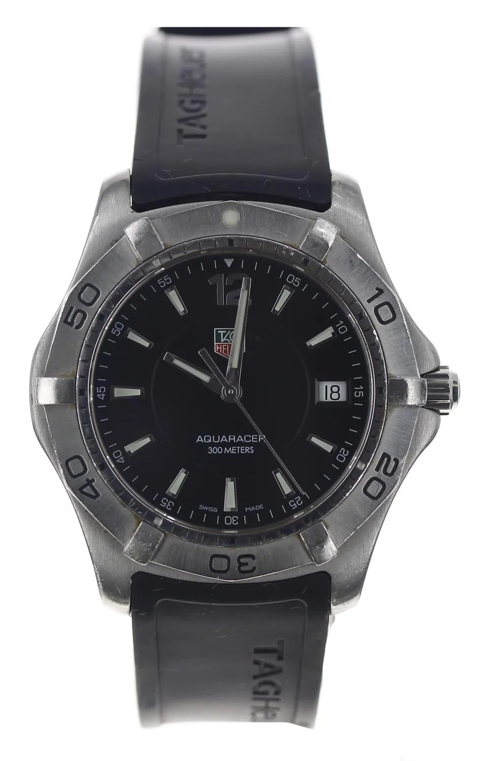 TAG Heuer Aquaracer WAF1110 41mm Stainless steel Black