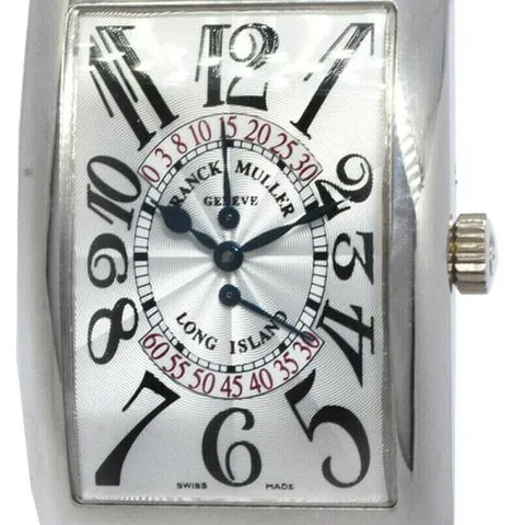 Franck Muller Long Island 1100 DS R 32mm White gold Silver