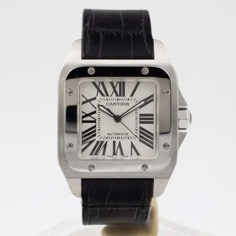 Cartier Santos 2656 38mm Stainless steel White