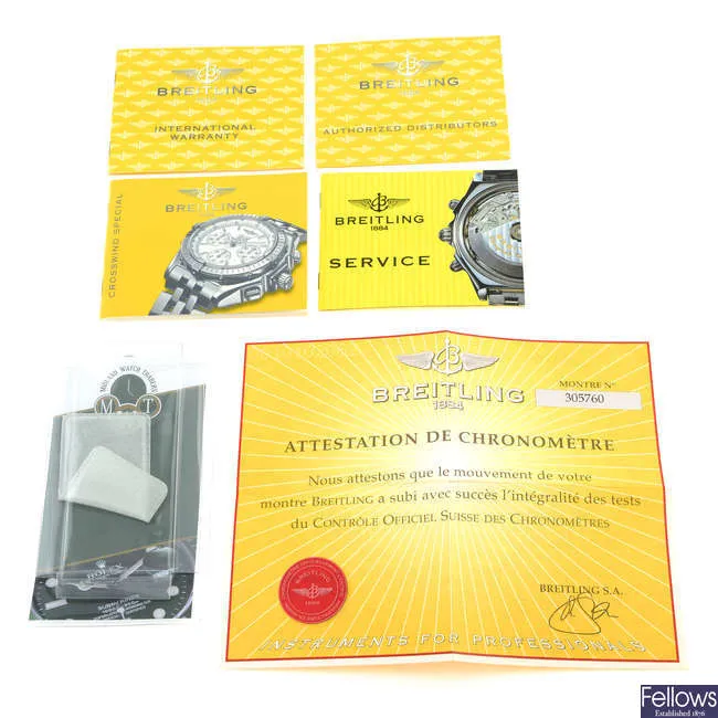 Breitling Crosswind Special A44355 44mm Stainless steel Black 5