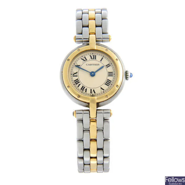 Cartier Panthère 166920 24mm Yellow gold and Stainless steel Cream