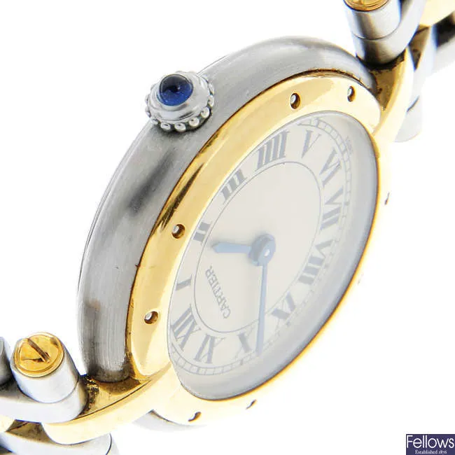 Cartier Panthère 166920 24mm Yellow gold and Stainless steel Cream 2