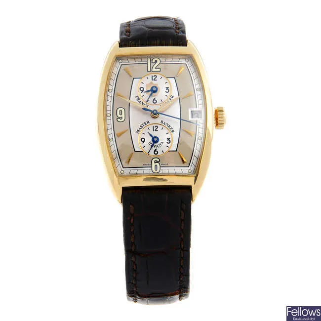 Franck Muller Master Banker 2852 MB HV 31mm Yellow gold Silver