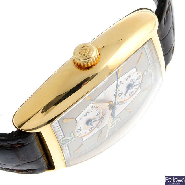 Franck Muller Master Banker 2852 MB HV 31mm Yellow gold Silver 2