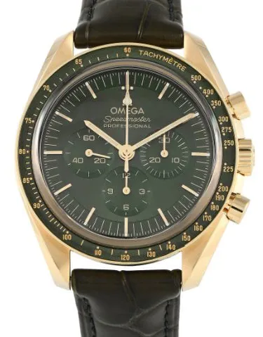 Omega Speedmaster Moonwatch 310.63.42.50.10.001 42mm Rose gold Green