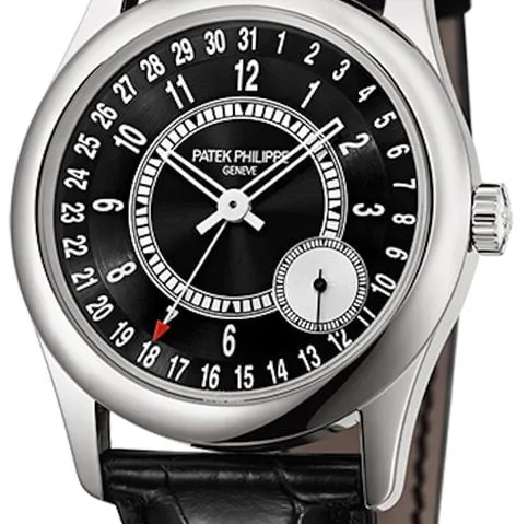 Patek Philippe Calatrava 6006G-001 39mm White gold Black