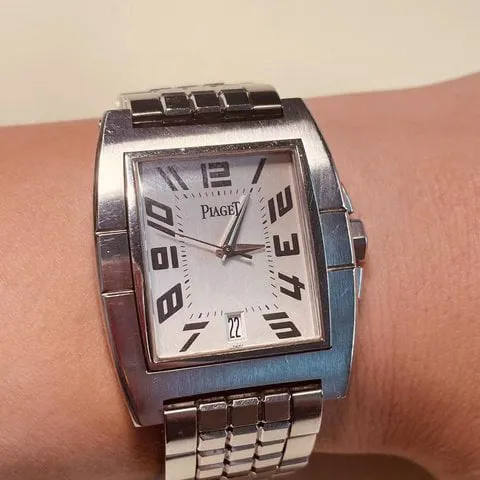 Piaget Upstream 27050 33mm Stainless steel White