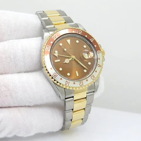 Rolex GMT-Master II 16713 40mm Yellow gold and Stainless steel Bronze