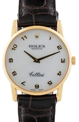 Rolex Cellini 5116 32mm White gold Mother of pearl