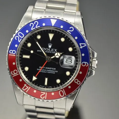 Rolex GMT-Master 16750 40mm Stainless steel Black