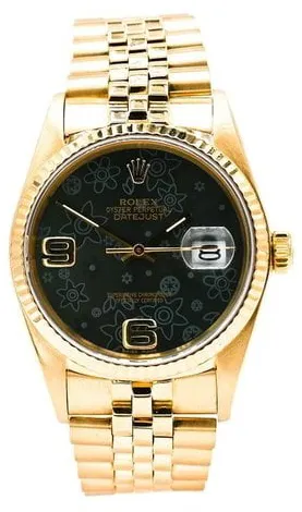 Rolex Datejust 36 16018 36mm Yellow gold Champagne