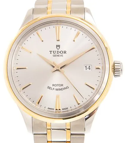 Tudor Style 12503 38mm Yellow gold and Stainless steel Silver