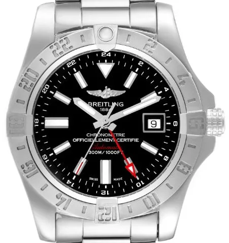 Breitling Avenger A32390 43mm Stainless steel Black