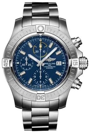 Breitling Avenger A13317101C1A1 45mm Stainless steel Blue