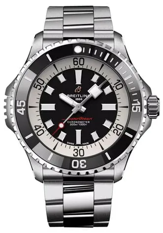 Breitling Superocean A17378211B1A1 46mm Stainless steel Black