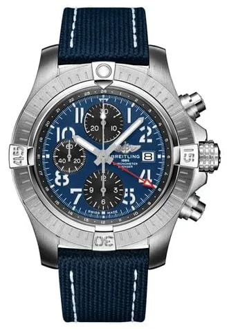 Breitling Avenger A24315101C1X1 45mm Stainless steel Blue