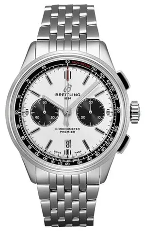 Breitling Premier AB0118221G1A1 42mm Stainless steel Silver