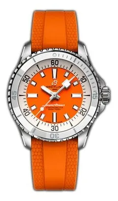 Breitling Superocean A17377211O1S1 36mm Stainless steel Orange