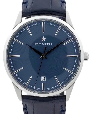 Zenith Elite 03.3100.670/02.C922 40.5mm Stainless steel Blue