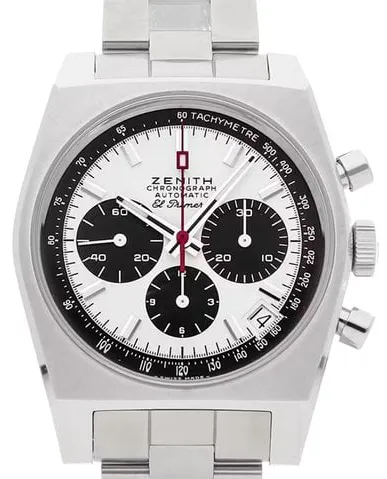 Zenith El Primero Chronomaster 03.A384.400/21.M384 37mm Steel White