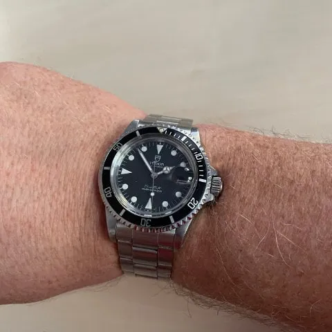 Tudor Submariner 76100 40mm Stainless steel Black