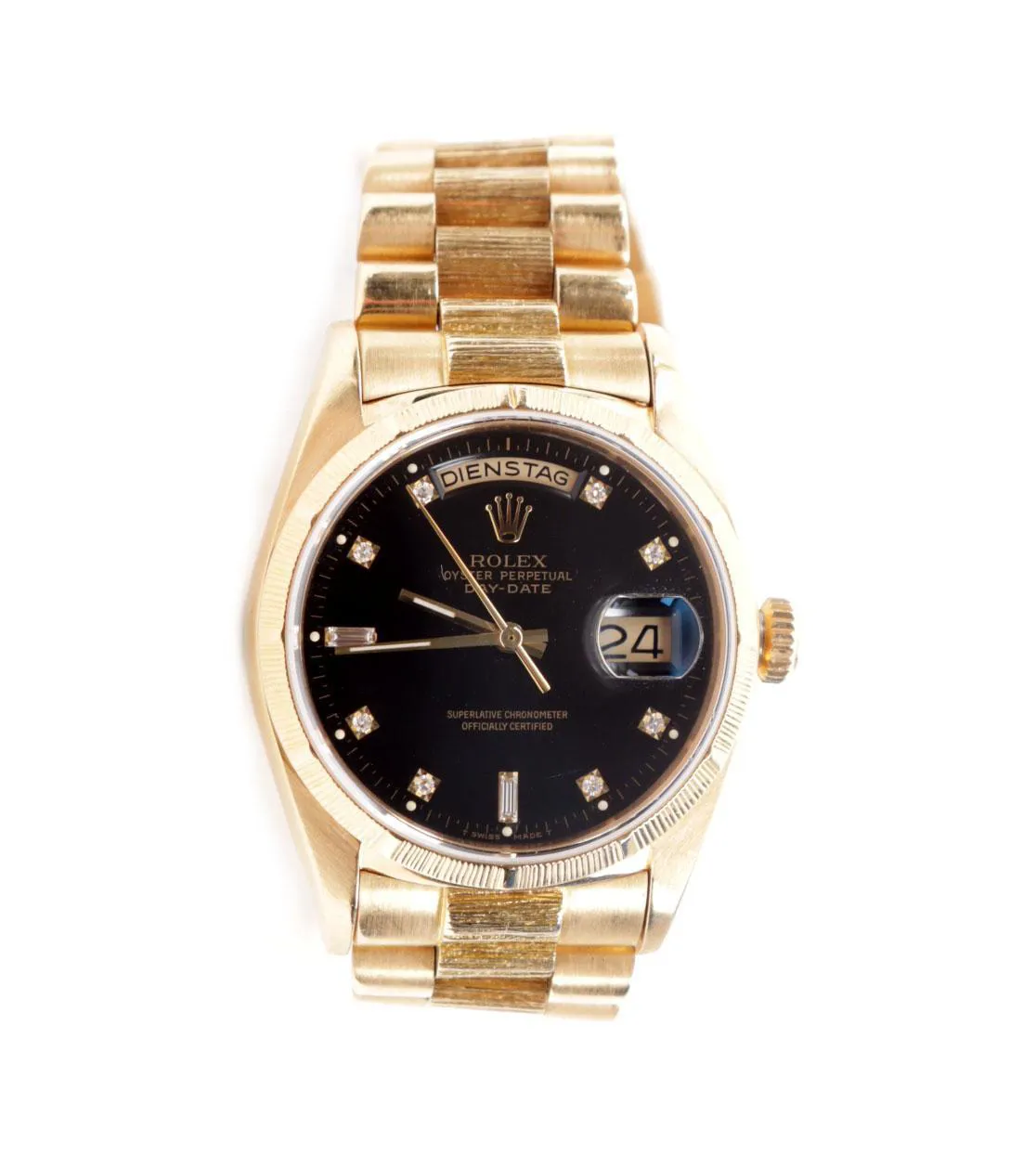 Rolex Day-Date 36 18078 36mm Yellow gold Black