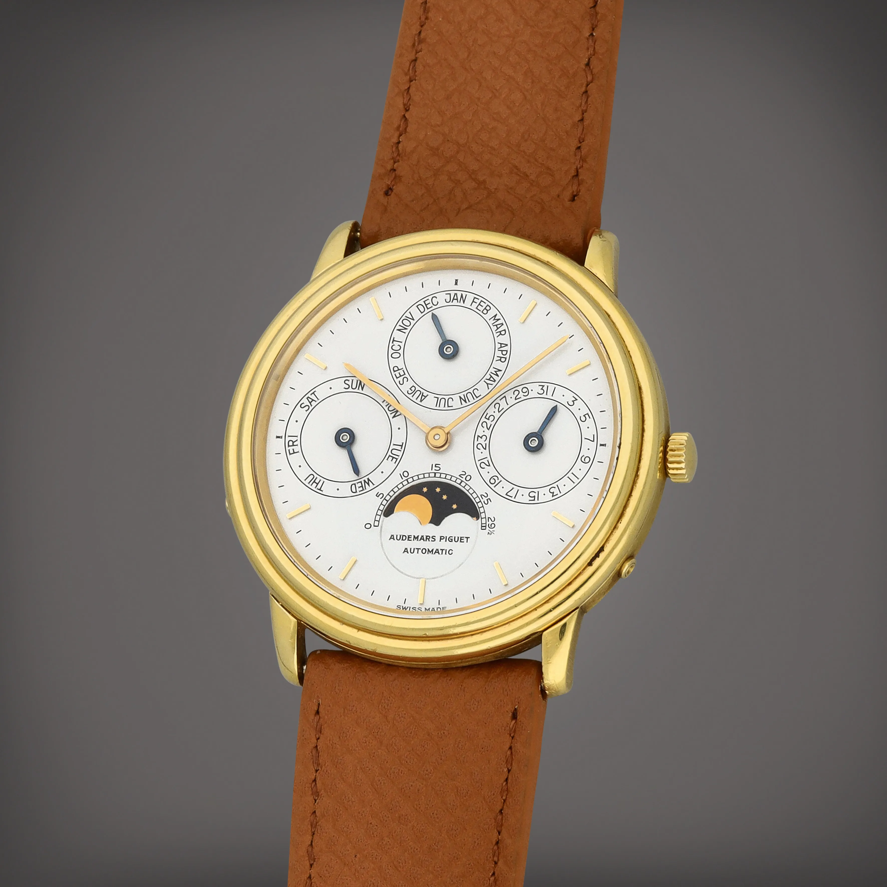 Audemars Piguet Quantiême Perpetual 36mm Yellow gold White