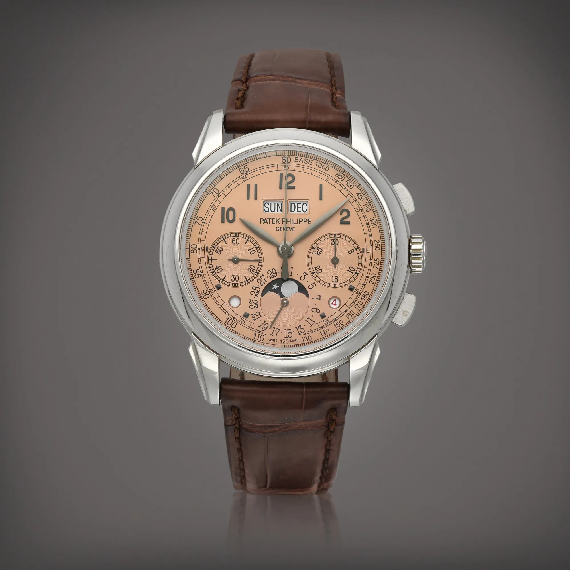 Patek Philippe Perpetual Calendar Chronograph 5270 41mm Platinum Salmon 1