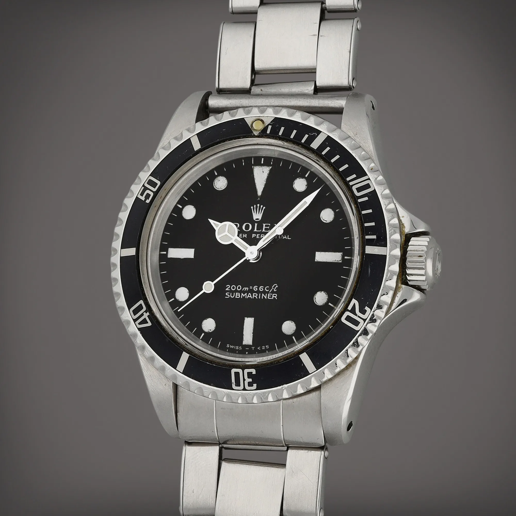 Rolex Submariner 5513 40mm Stainless steel Black