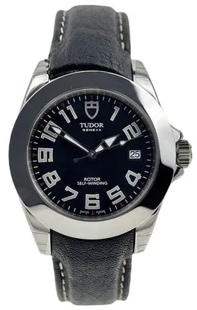 Tudor Prince Date 79410P 39mm Stainless steel Black