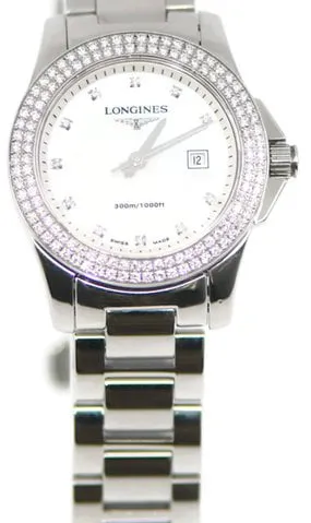 Longines Conquest L3.258.0.89.6 Stainless steel White