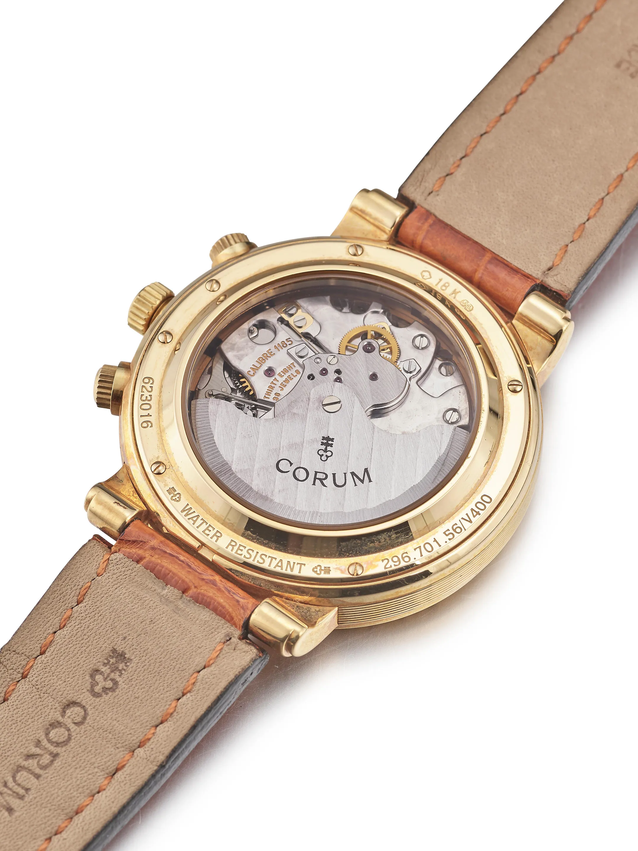 Corum Romvlvs 296.701.56/V400 38mm Yellow gold Silver 1