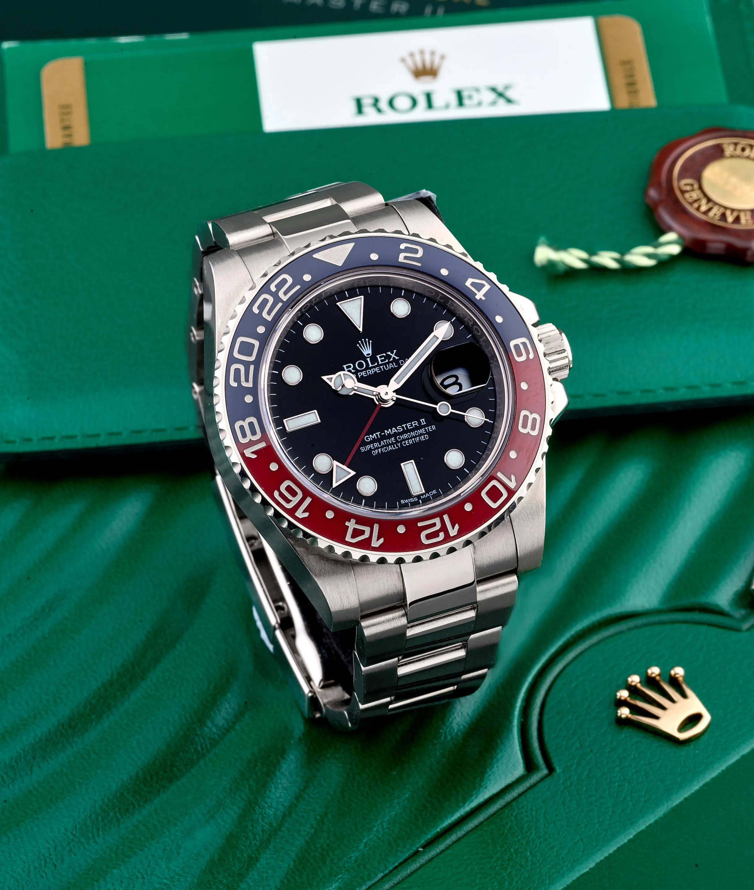 Rolex GMT-Master II 116719BLRO 40mm White gold Black