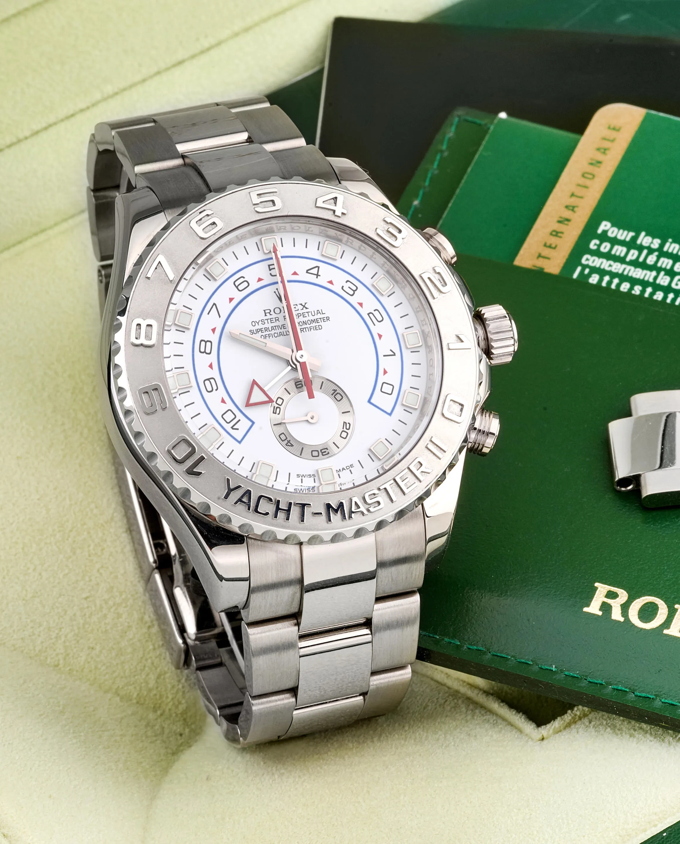 Rolex Yacht-Master II 116689 44mm White gold White