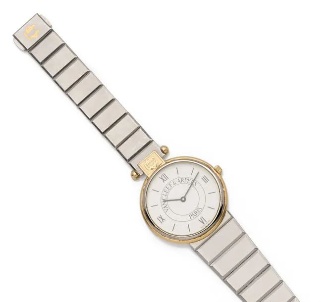 Van Cleef & Arpels 30mm Yellow gold and Stainless steel White