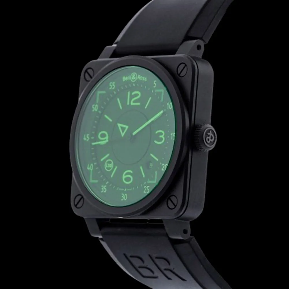 Bell & Ross BR03-92 42mm Ceramic Green 1