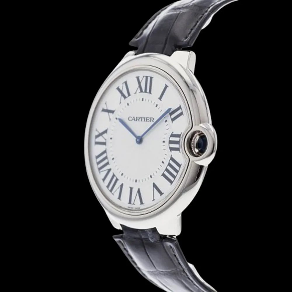 Cartier Ballon Bleu 46mm White gold Silver 1