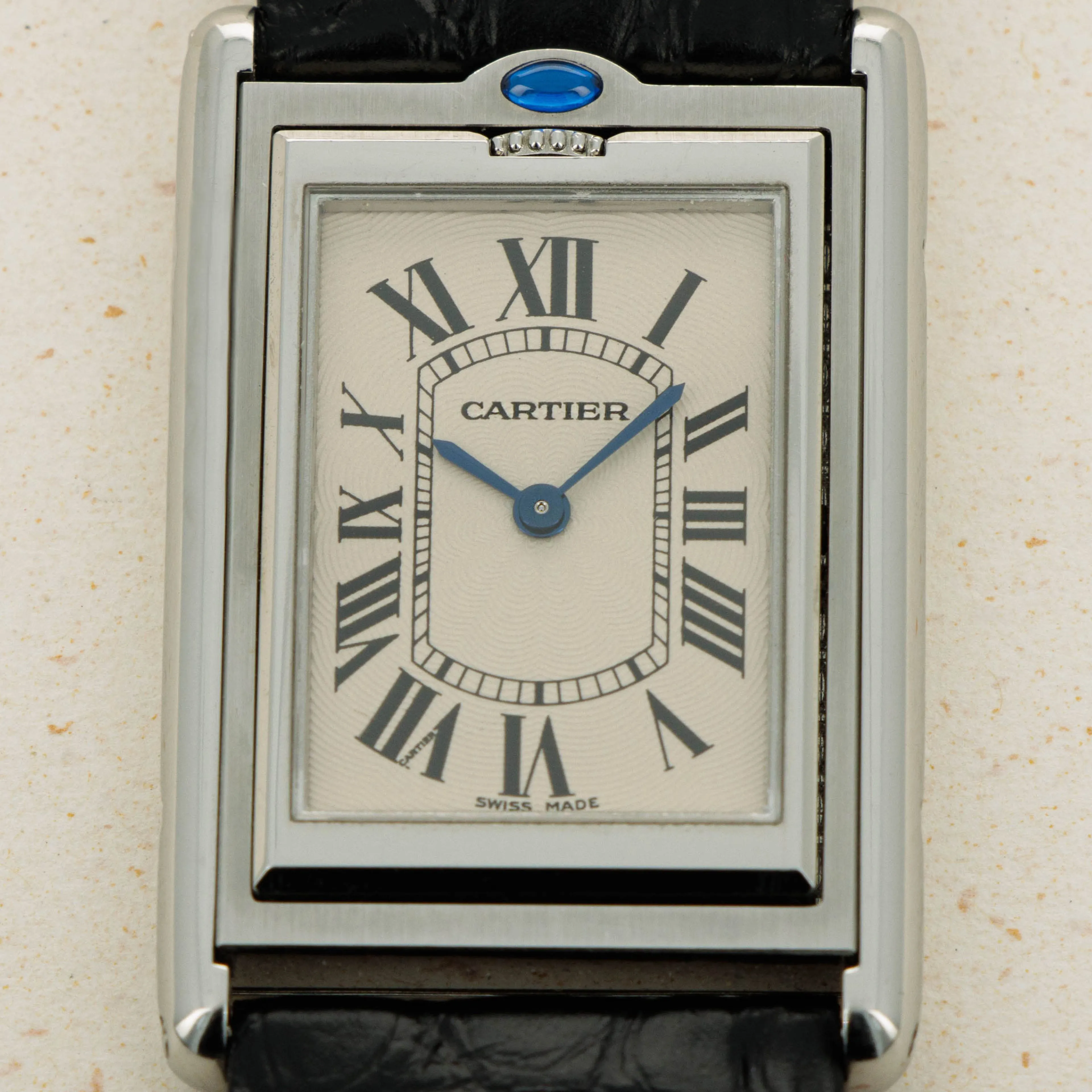 Cartier Tank Basculante 2390 26mm Stainless steel White 11