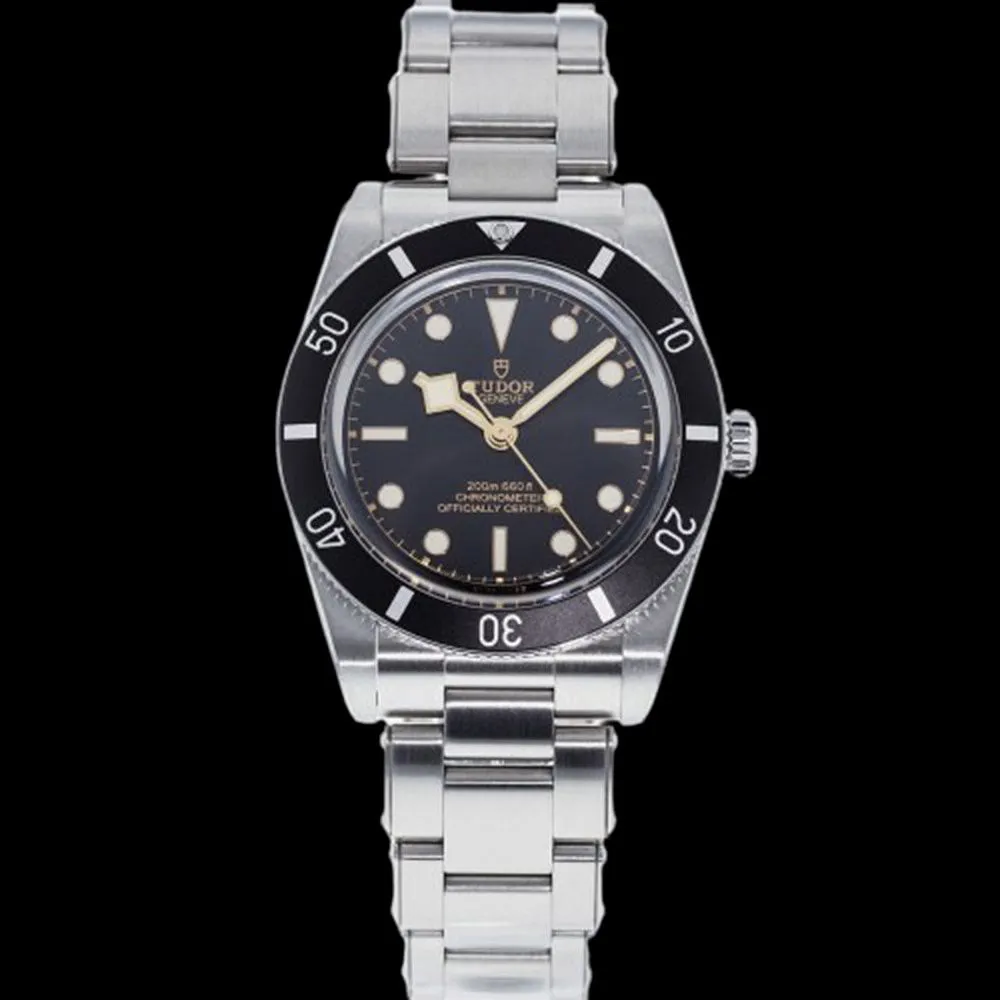 Tudor Heritage 37mm Stainless steel Black