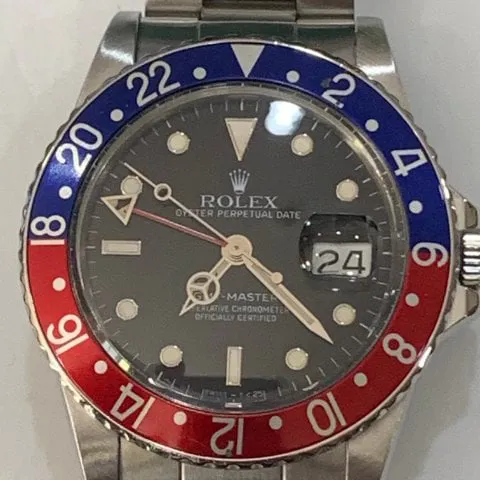 Rolex GMT-Master 16750 40mm Stainless steel Black