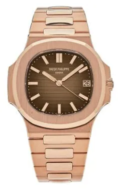 Patek Philippe Nautilus 5711/1R-001 40mm Rose gold Brown