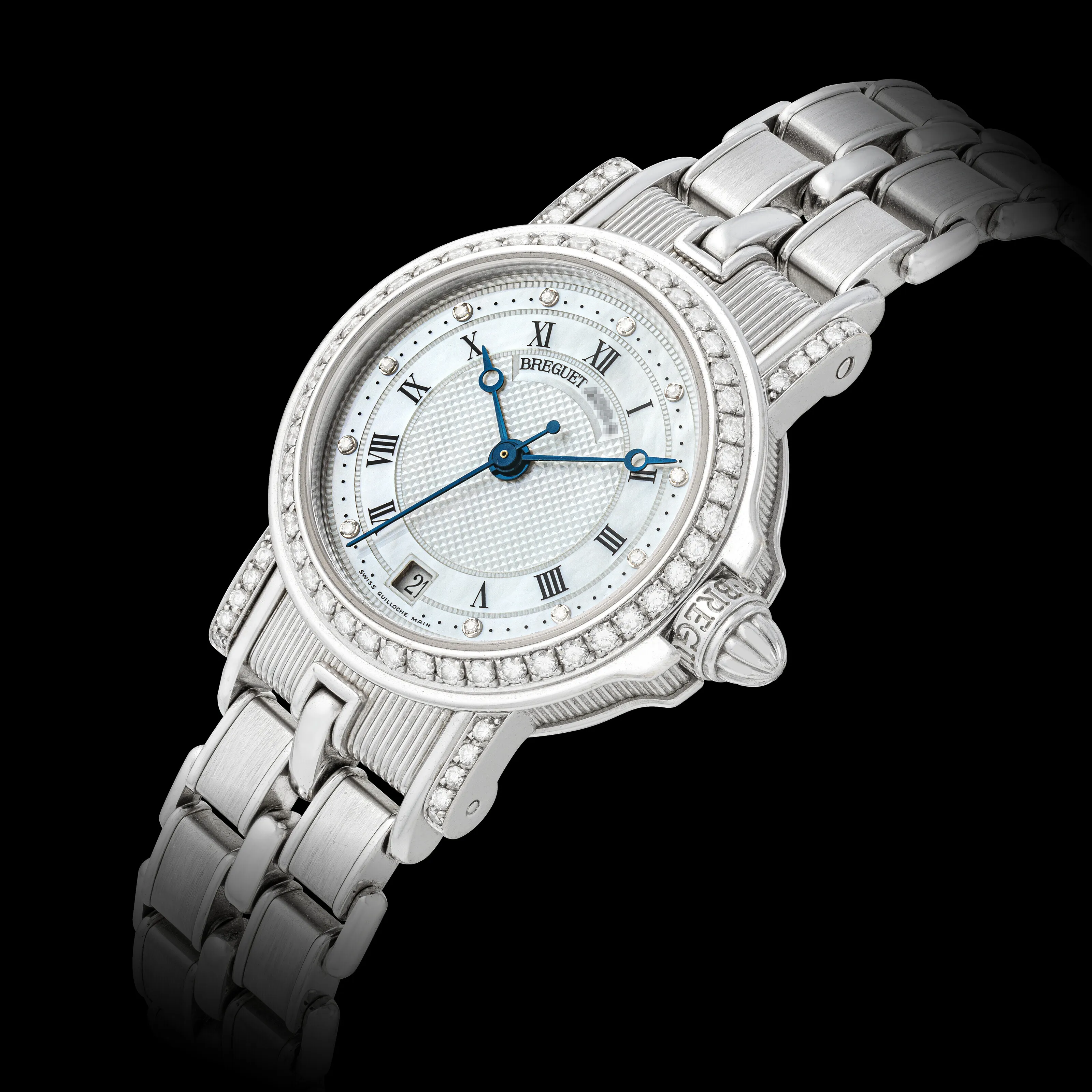 Breguet Marine 26mm White gold Mother-of-pearl