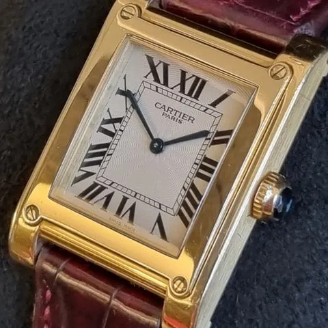 Cartier Baignoire 2484 Yellow gold White